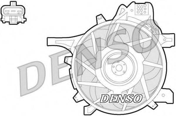 Вентилятор, охлаждение двигателя DENSO DER20012