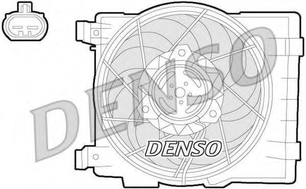 Вентилятор, охлаждение двигателя DENSO DER20015