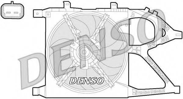 Вентилятор, охлаждение двигателя DENSO DER20016