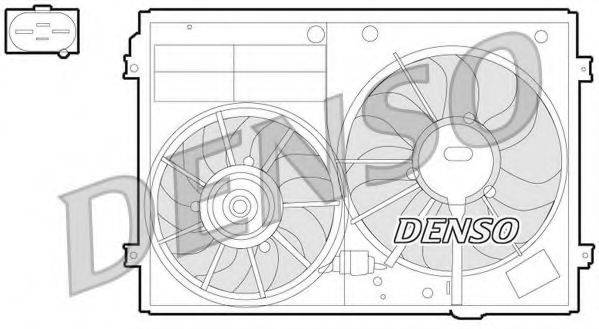 DENSO DER32012 Вентилятор, охлаждение двигателя