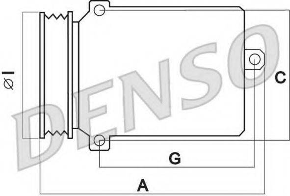 DENSO DCP02034 Компрессор, кондиционер