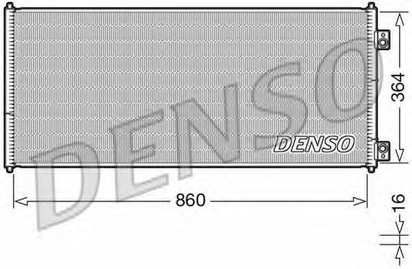DENSO DCN10032 Конденсатор, кондиционер