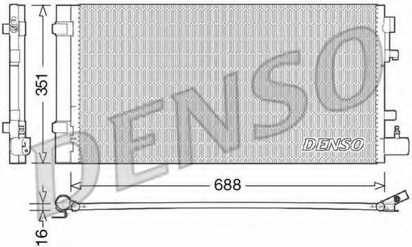 Конденсатор, кондиционер DENSO DCN23031