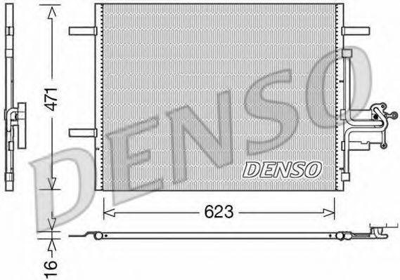 Конденсатор, кондиционер DENSO DCN33010