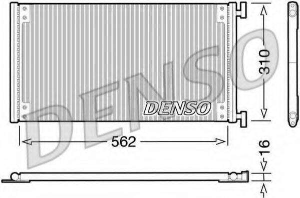 Конденсатор, кондиционер DENSO DCN09040