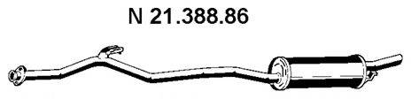 Глушитель выхлопных газов конечный EBERSPACHER 21.388.86