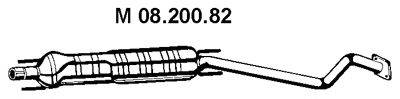 Средний глушитель выхлопных газов EBERSPACHER 08.200.82