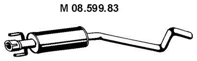 Средний глушитель выхлопных газов EBERSPACHER 08.599.83