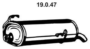 EBERSPACHER 19047 Глушитель выхлопных газов конечный