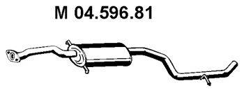 Средний глушитель выхлопных газов EBERSPACHER 04.596.81