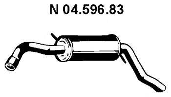 Глушитель выхлопных газов конечный EBERSPACHER 04.596.83