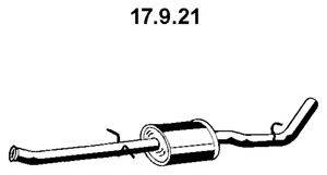 EBERSPACHER 17921 Средний глушитель выхлопных газов