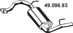 Глушитель выхлопных газов конечный EBERSPACHER 49.096.83