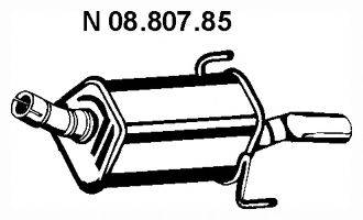 Глушитель выхлопных газов конечный EBERSPACHER 08.807.85