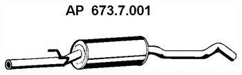 Средний глушитель выхлопных газов EBERSPACHER 673.7.001