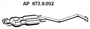 Средний глушитель выхлопных газов EBERSPACHER 673.9.002