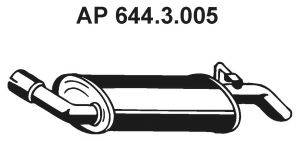 Глушитель выхлопных газов конечный EBERSPACHER 644.3.005