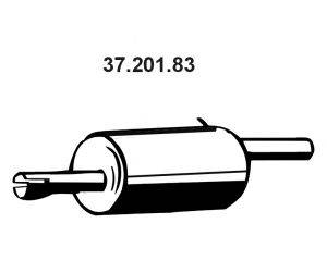 Глушитель выхлопных газов конечный EBERSPACHER 37.201.83
