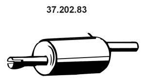 Глушитель выхлопных газов конечный EBERSPACHER 37.202.83