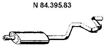 Глушитель выхлопных газов конечный EBERSPACHER 84.395.83