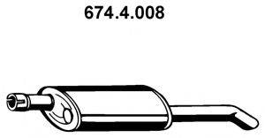 Глушитель выхлопных газов конечный EBERSPACHER 674.4.008