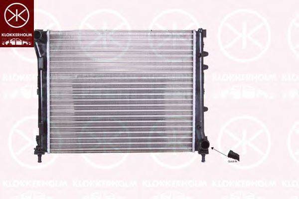 Радиатор, охлаждение двигателя KLOKKERHOLM 2013302346