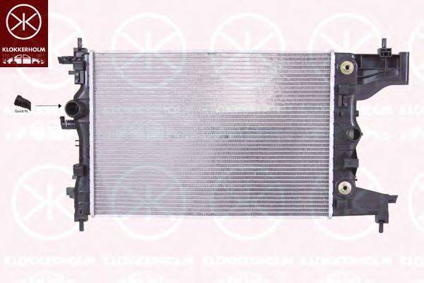 Радиатор, охлаждение двигателя KLOKKERHOLM 5053302486