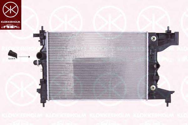 Радиатор, охлаждение двигателя KLOKKERHOLM 5053302484