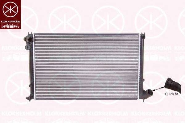 Радиатор, охлаждение двигателя KLOKKERHOLM 5536302106