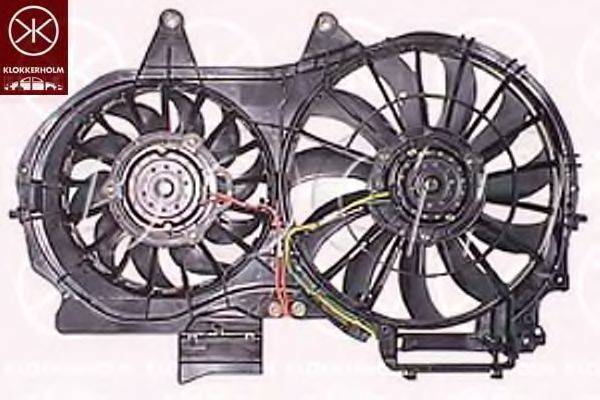 Вентилятор, охлаждение двигателя KLOKKERHOLM 00192603