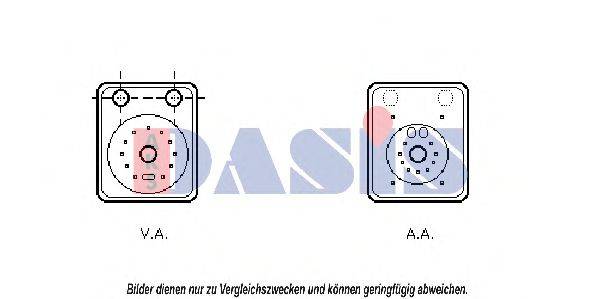 масляный радиатор, двигательное масло AKS DASIS 040024N