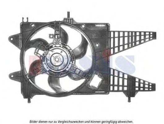 Вентилятор, охлаждение двигателя AKS DASIS 088081N