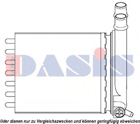 Теплообменник, отопление салона AKS DASIS 089006N