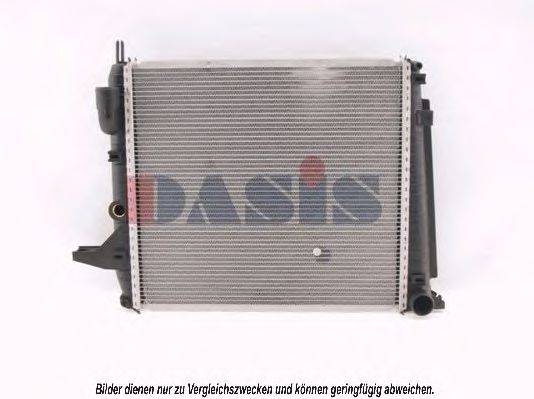 Радиатор, охлаждение двигателя AKS DASIS 091250N