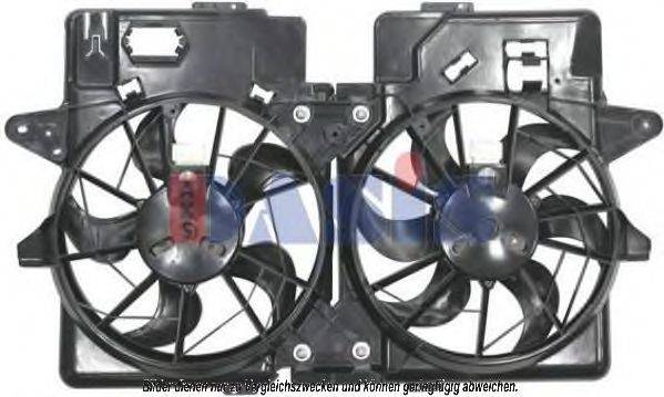 Вентилятор, охлаждение двигателя AKS DASIS 118019N