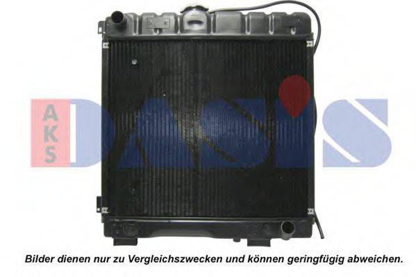 Радиатор, охлаждение двигателя AKS DASIS 120084N