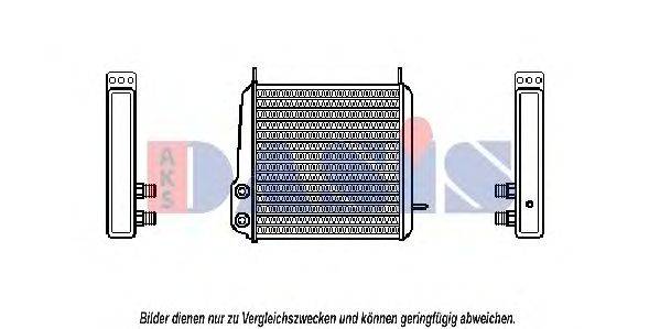 масляный радиатор, двигательное масло AKS DASIS 126250N