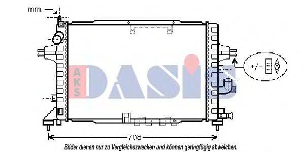 AKS DASIS 150064N Радиатор, охлаждение двигателя