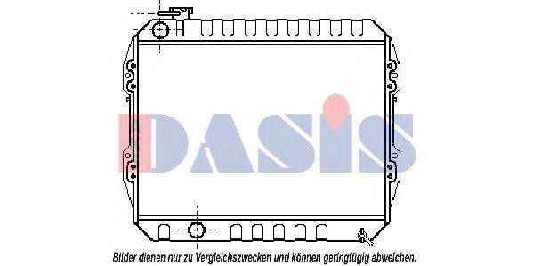 Радиатор, охлаждение двигателя AKS DASIS 240030N