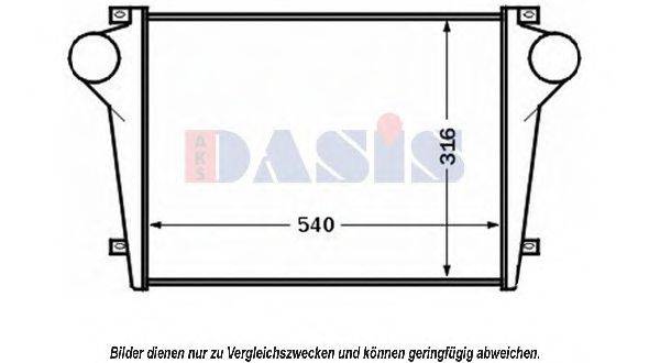 AKS DASIS 407009N Интеркулер