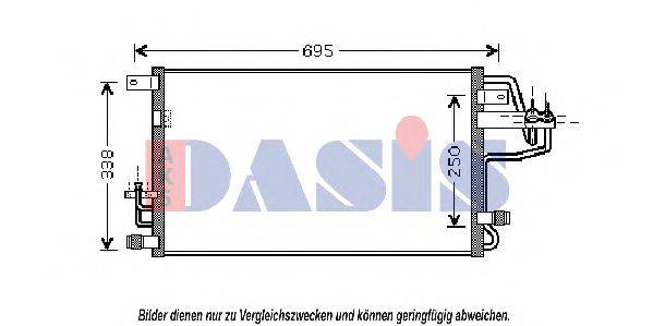Конденсатор, кондиционер AKS DASIS 562014N