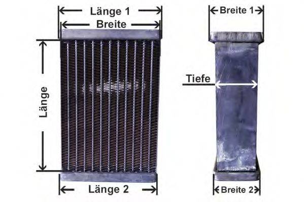 сетка радиатора, охлаждение двигателя AKS DASIS 680116N