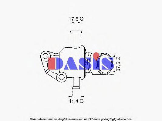 Термостат, охлаждающая жидкость AKS DASIS 750892N