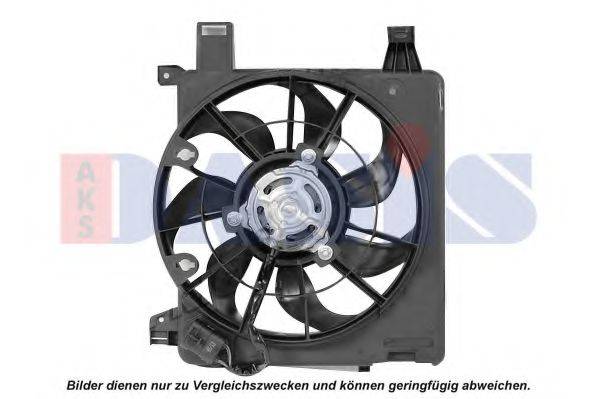 Вентилятор, охлаждение двигателя AKS DASIS 158115N