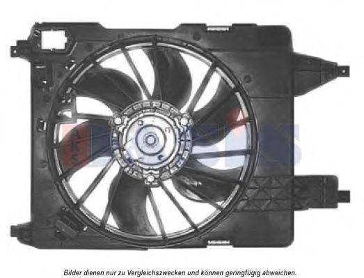 Вентилятор, охлаждение двигателя AKS DASIS 188042N