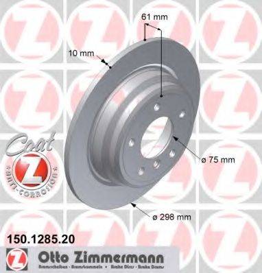 ZIMMERMANN 150128520 Тормозной диск