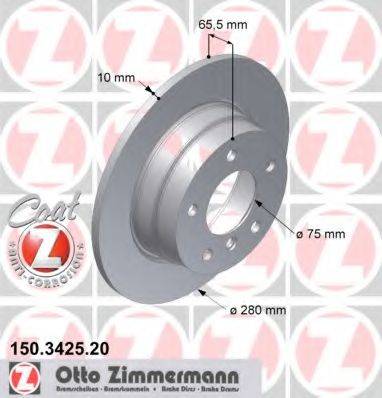 ZIMMERMANN 150342520 Тормозной диск
