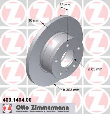 Тормозной диск ZIMMERMANN 400.1404.00