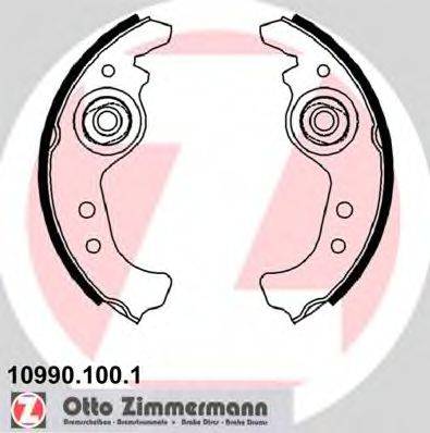 ZIMMERMANN 109901001 Комплект тормозных колодок