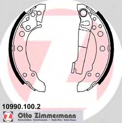 ZIMMERMANN 109901002 Комплект тормозных колодок